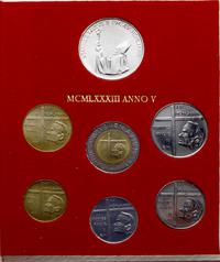 zestaw rocznikowy monet z 1983 r., 10, 20, 50, 1