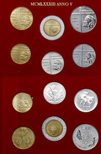 Watykan (Państwo Kościelne), zestaw rocznikowy monet z 1983 r.