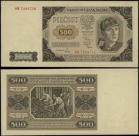 500 złotych 1.07.1948, seria AM, numeracja 74897