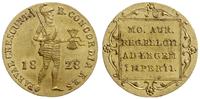 dukat 1828, Utrecht, złoto 3.48 g, ładny, Delmon