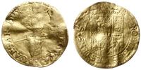 dukat bez daty, złoto 3.43 g, moneta gięta, Fr. 