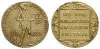 dukat 1829, Utrecht, złoto 3.51 g, wyczyszczony,