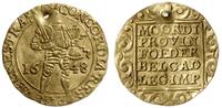 dukat 1648, złoto 3.22 g, moneta przedziurawiona