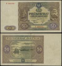 50 złotych 15.05.1946, seria H, numeracja 568078