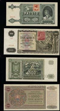 Czechosłowacja, zestaw: 1.000 koron 25.11.1940 i 500 koron 12.07.1941 (1945)
