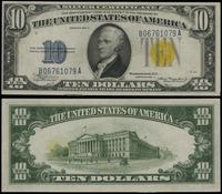 10 dolarów 1934 A, seria B06761079A, żółta piecz