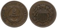 2 centy 1864, Filadelfia, Large Motto, mimo dość