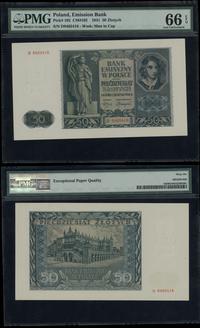 50 złotych  1.08.1940, seria D, numeracja 846541