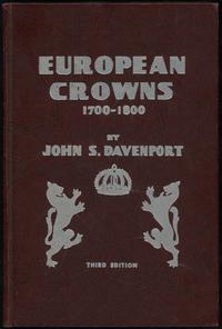 wydawnictwa zagraniczne, John S. Davenport - European Crowns 1700-1800, Galesburg 1971, najlepsze o..