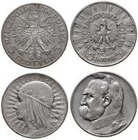 zestaw: 2 x 5 złotych, Warszawa, 5 złotych 1934 