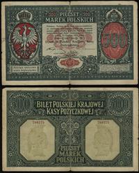 500 marek polskich 15.01.1919, numeracja 780375,