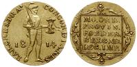 dukat 1814, Utrecht, złoto 3.47 g, Fr. 331, Delm