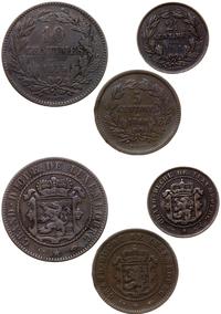 Luksemburg, zestaw 3 monet