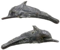 brąz w kształcie delfina V w. pne, brąz 33 mm, 2