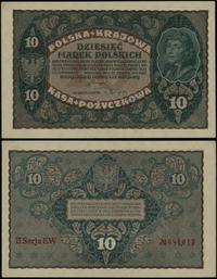 10 marek polskich 23.08.1919, seria II-EW, numer