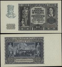 20 złotych 1.03.1940, seria L, numeracja 2940774