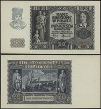 20 złotych 1.03.1940, seria L, numeracja 2940771