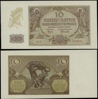 10 złotych 1.03.1940, seria J, numeracja 3706516
