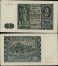 50 złotych 1.08.1941, seria A, numeracja 7831762