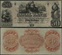 50 dolarów 18... (ok. 1850), seria D, niewypełni