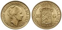 10 guldenów 1925, Utrecht, złoto 6.72 g, pięknie