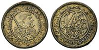 1/4 talara 1648, moneta w starej oprawie, złocon