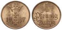 1 fenig 1937, Berlin, drobne ryski w tle, ale pi