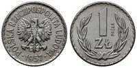 1 złoty 1957, Warszawa, PRÓBA, NIKIEL, nikiel, n
