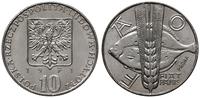 10 złotych 1971, Warszawa, FAO (ryba i kłos), PR