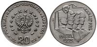 20 złotych 1974, Warszawa, XXX lat PRL (górnik w