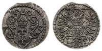 denar 1579, Gdańsk, rzadki i ładnie zachowany, C