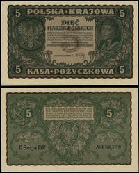 5 marek polskich 23.08.1919, seria II-DF, numera