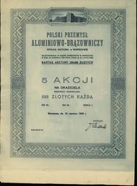 Polska, 5 akcji po 500 złotych, 15.06.1939