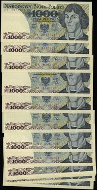 Polska, zestaw: 16 x 1.000 złotych, 1.06.1982