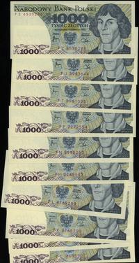 zestaw: 14 x 1.000 złotych 1.06.1982, różne seri