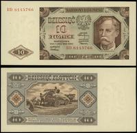 10 złotych 1.07.1948, seria BD, numeracja 814576