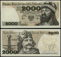 2.000 złotych 1.06.1979, seria BA, numeracja 707