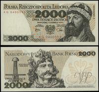2.000 złotych 1.06.1979, seria AG, numeracja 040