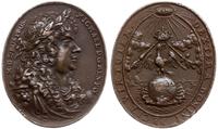 Polska, kopia w miedzi owalnego medalu koronacyjnego (1669)