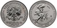 500 złotych 1989, Warszawa, 50. rocznica Wojny O