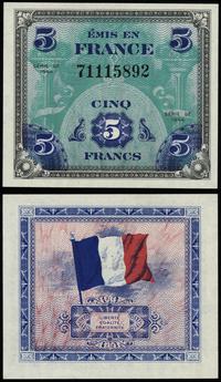 5 franków 1944, numeracja 71115892, piękne, Pick