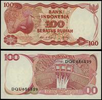 100 rupii 1984, seria DQU, numeracja 086829, pię