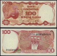 100 rupii 1984, seria DQU, numeracja 086818, pię