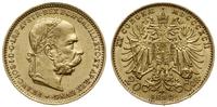 20 koron 1892, Wiedeń, złoto 6.76 g, Herinek 328