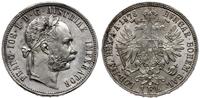 1 floren 1878, Wiedeń, moneta delikatnie czyszcz