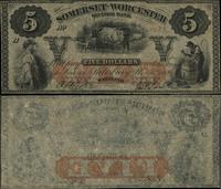 5 dolarów 1.11.1862, seria A, numeracja 1483, ug