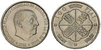 100 peset 1966/670, srebro 18.83 g