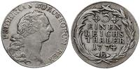 1/3 talara 1774 E, Królewiec, moneta czyszczona,