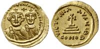 solidus 616-625, Konstantynopol, Aw: Popiersia o