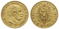 5 marek 1877 A, Berlin, złoto 1.96 g, AKS 113, J